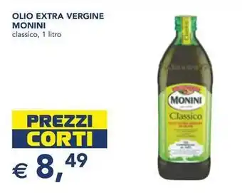 Esselunga OLIO EXTRA VERGINE MONINI classico, 1 litro offerta