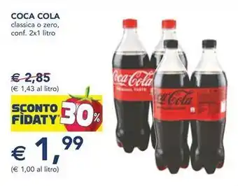 Esselunga COCA COLA classica o zero, conf. 2x1 litro offerta