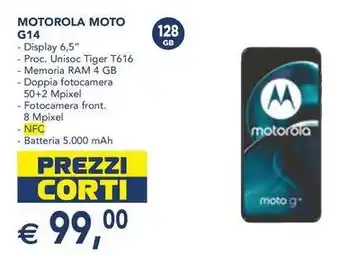 Esselunga MOTOROLA MOTO G14 offerta