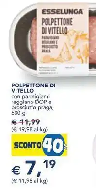 Esselunga POLPETTONE DI VITELLO offerta