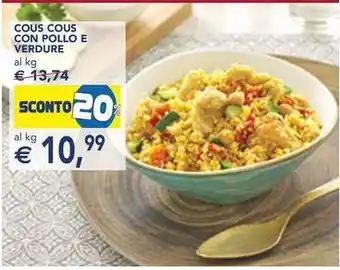 Esselunga COUS COUS CON POLLO E VERDURE offerta