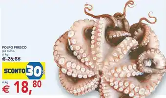 Esselunga POLPO FRESCO già pulito offerta