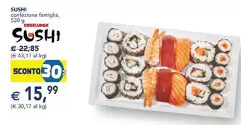 Esselunga SUSHI confezione famiglia, 530 g offerta