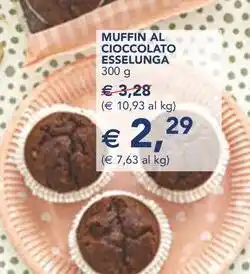 Esselunga MUFFIN AL CIOCCOLATO ESSELUNGA offerta