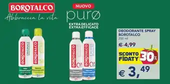 Esselunga DEODORANTE SPRAY BOROTALCO offerta