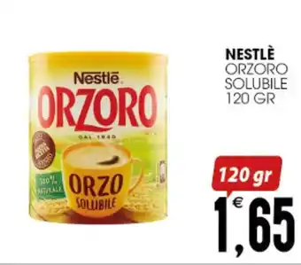 SpesAmica NESTLE ORZORO SOLUBILE 120 GR offerta