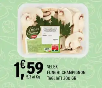 Gecop SELEX FUNGHI CHAMPIGNON TAGLIATI 300 GR offerta