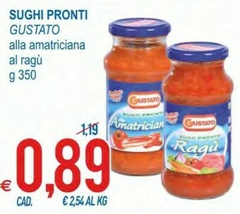 MD Discount Sugo pronto al ragù 350 g(ml) offerta