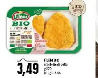 Emi Supermercati Cotolette di petto di pollo bio 220 g(ml) offerta