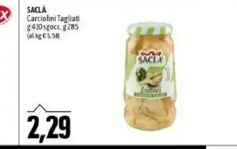 Sottolì carciofini tagliati 285 g(ml)