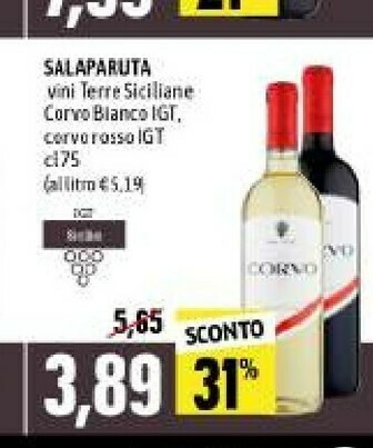 Emi Supermercati Vino offerta