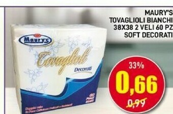 Maury's Tovaglioli offerta
