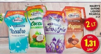 Maury's Sapone liquido offerta