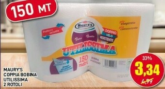 Maury's Rotoli di carta offerta