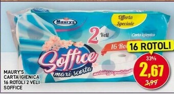 Maury's Carta igienica offerta