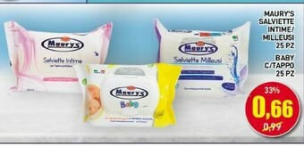 Maury's Salviettine offerta