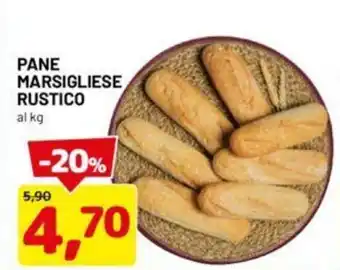 DPiù PANE MARSIGLIESE RUSTICO al kg offerta