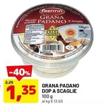 DPiù GRANA PADANO DOP A SCAGLIE 100 g offerta