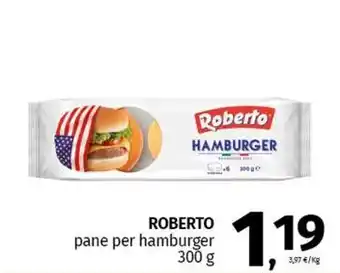 Pam ROBERTO pane per hamburger offerta
