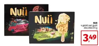 Pam NUII 4 gelati vari gusti 264/268/272 g offerta