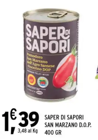 Gecop SAPER DI SAPORI SAN MARZANO D.O.P. 400 GR offerta