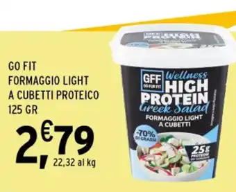 Gecop GO FIT FORMAGGIO LIGHT A CUBETTI PROTEICO 125 GR offerta