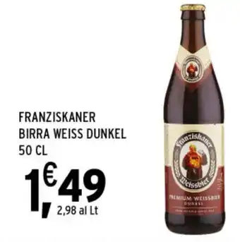 Gecop FRANZISKANER BIRRA WEISS DUNKEL 50 CL offerta