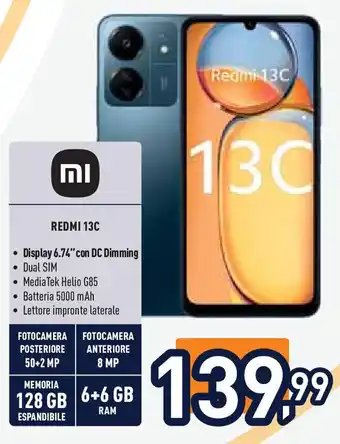 Unieuro REDMI 13C offerta