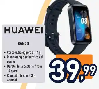 Unieuro HUAWEI BAND 8 offerta
