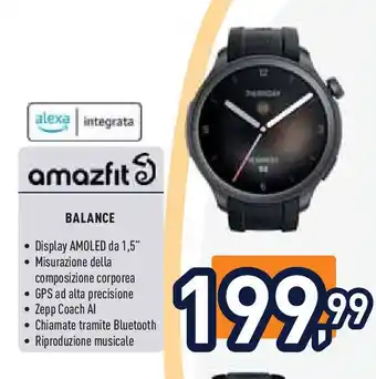 Unieuro amazfit BALANCE offerta