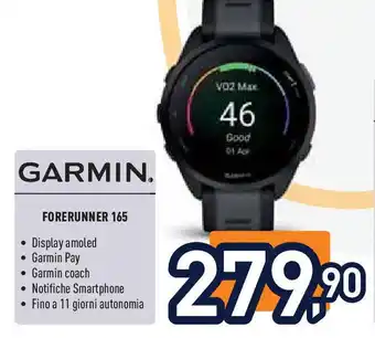 Unieuro GARMIN. FORERUNNER 165 offerta