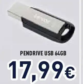 Unieuro Lexar PENDRIVE USB 64GB offerta