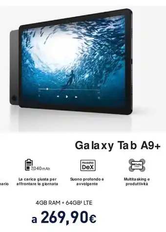 Unieuro Galaxy Tab A9+ offerta