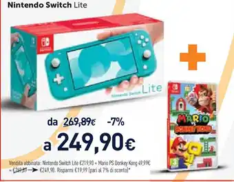 Unieuro Nintendo Switch Lite offerta
