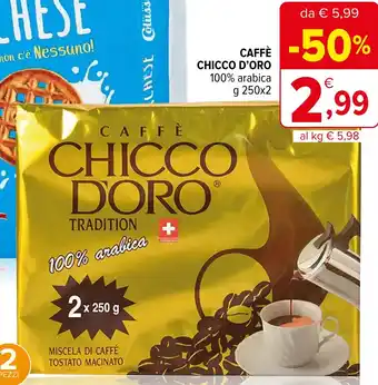 Iperal CAFFÈ CHICCO DORO g 250 x 2 offerta