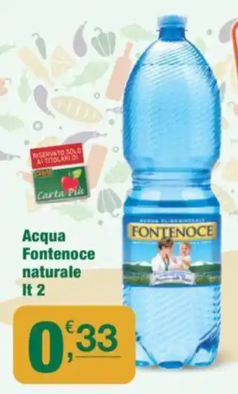 Crai Acqua Fontenoce naturale It 2 offerta