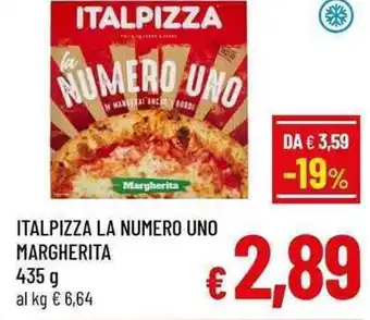 A&O ITALPIZZA LA NUMERO UNO MARGHERITA 435 g offerta