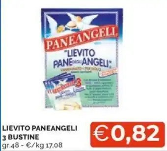 Mercatò LIEVITO PANEANGELI 3 BUSTINE gr 48 offerta