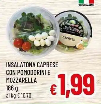 INSALATONA CAPRESE CON POMODORINI E MOZZARELLA 186 g