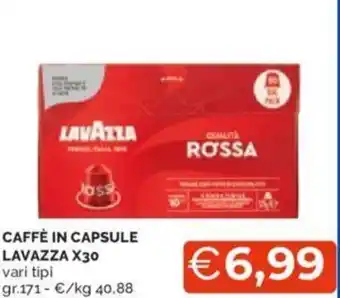 Mercatò CAFFÈ IN CAPSULE LAVAZZA X30 vari tipi gr 171 offerta