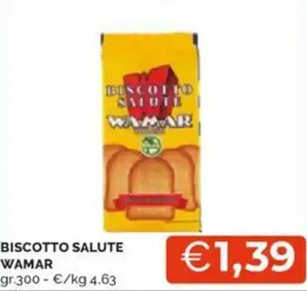 Mercatò BISCOTTO SALUTE WAMAR gr.300 offerta