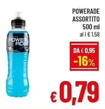 A&O POWERADE ASSORTITO 500 ml offerta