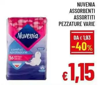 A&O NUVENIA ASSORBENTI ASSORTITI PEZZATURE VARIE offerta