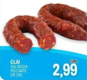 Jolly Market CLAI SALSICCIA PICCANTE GR.250 offerta