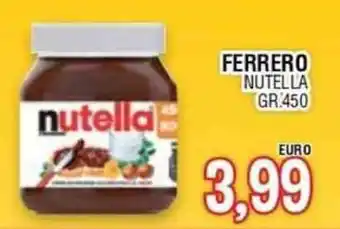 Jolly Market FERRERO NUTELLA GR.450 offerta
