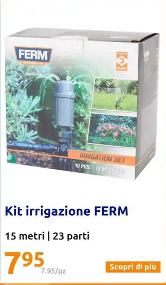 Action Kit irrigazione FERM 15 metri | 23 parti offerta