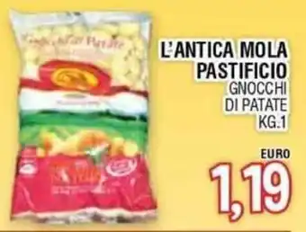 Jolly Market L'ANTICA MOLA PASTIFICIO GNOCCHI DI PATATE KG.1 offerta