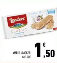 Conad WAFER LOACKER vari tipi offerta