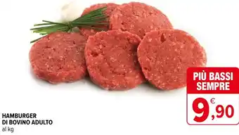 Iperal HAMBURGER DI BOVINO ADULTO offerta