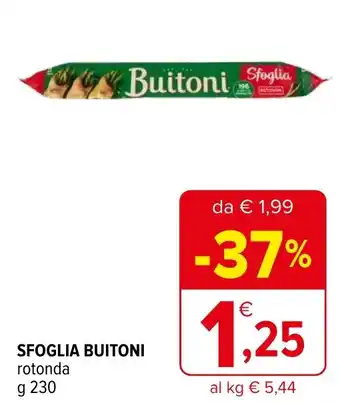 Iperal SFOGLIA BUITONI rotonda g 230 offerta